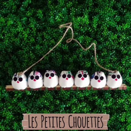 La chouette famille de 7 petites chouettes
