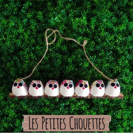 la chouette famille de 7 petites chouettes