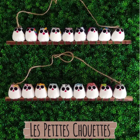 la chouette famille de 9 petites chouettes