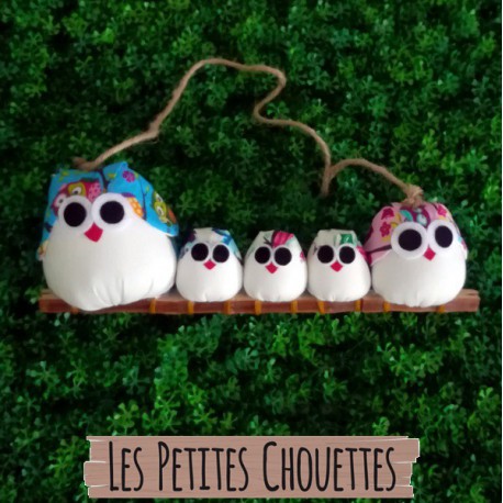 chouette en tissu collectionneur de hibou