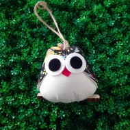 La chouette hibou noire personnalisé 