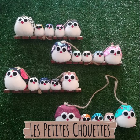 chouettes oiseaux sur une branche d'arbre