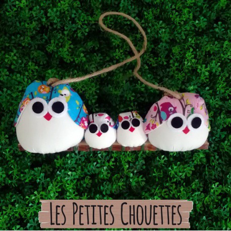  famille chouette décoration hibou artisanale