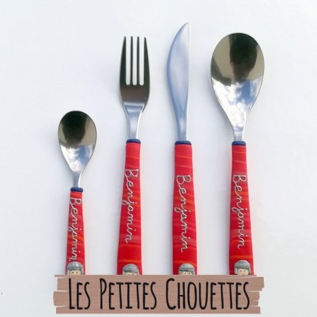 set de 4 grands couverts - Les Petites Chouettes