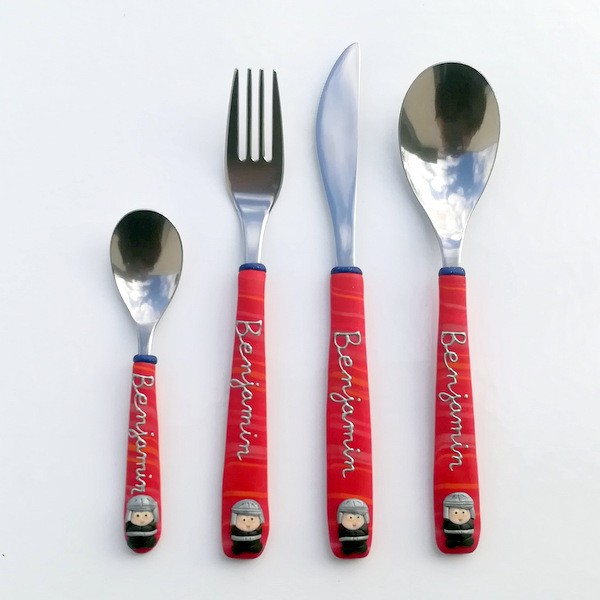Pack 3 x 100 fourchettes + couteaux + grandes cuillères carton blanc
