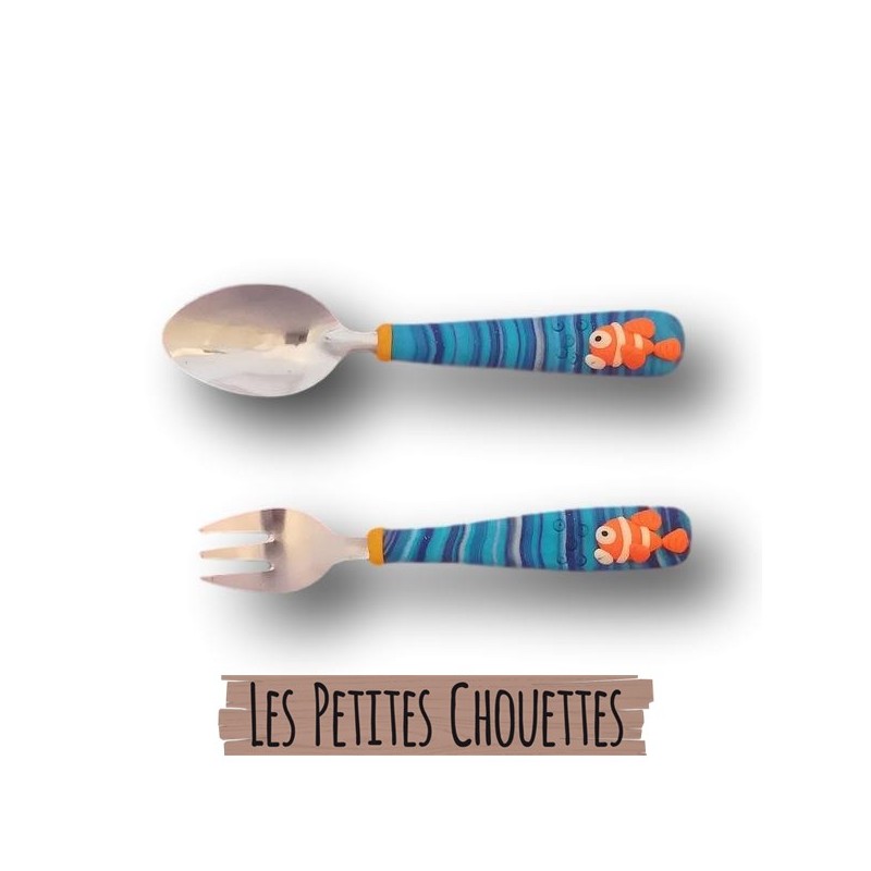 Le set de 2 couverts cuillère et fourchette pour les enfants - Mes Jolis  Couverts