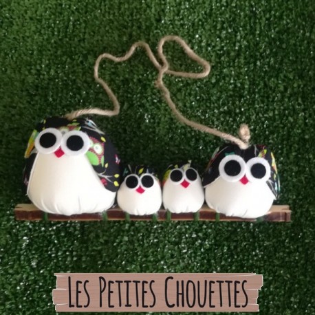 chouette famille cadeau unique