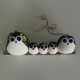 cadeau original pour cette famille de 5 chouettes hibou