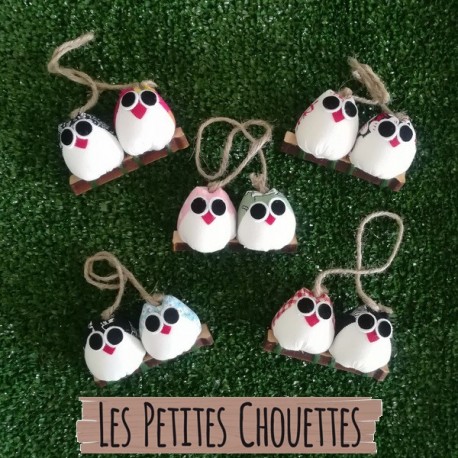 la chouette famille de deux chouettes à personnaliser