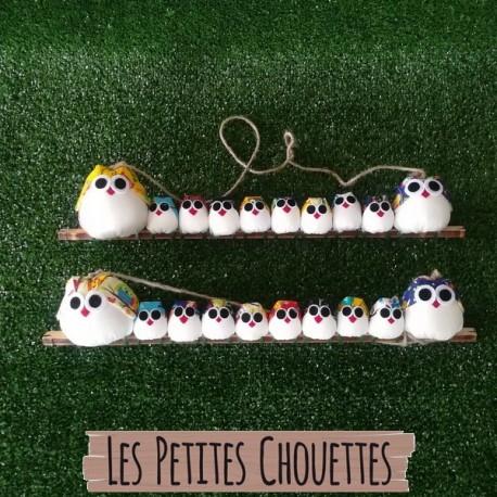 Famille 10 chouettes Hibou mix