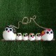 Famille 6 chouettes hiboux Nojaro
