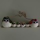 Famille 6 chouettes hiboux Nojaro