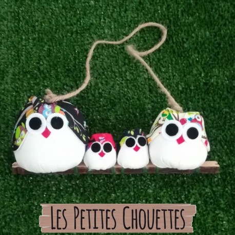 hibou personnalisable chouette vert