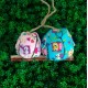 Couple de chouettes tissu hibou