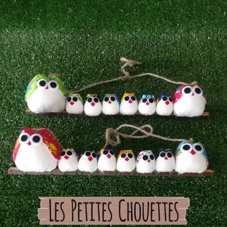 Famille 8 chouettes Mix
