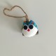 Chouette 5 cm tissu hibou
