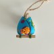 Chouette 5 cm tissu hibou