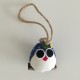 Chouette 5 cm tissu hibou