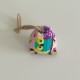 Chouette 5 cm tissu hibou