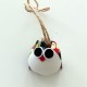 Chouette 5 cm tissu hibou