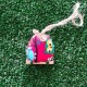 Chouette 5 cm tissu hibou