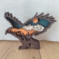 hibou personnalisable chouette vert